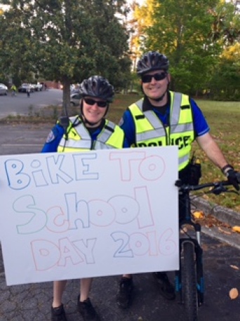 Safe Cycling wtih Bike to School Day